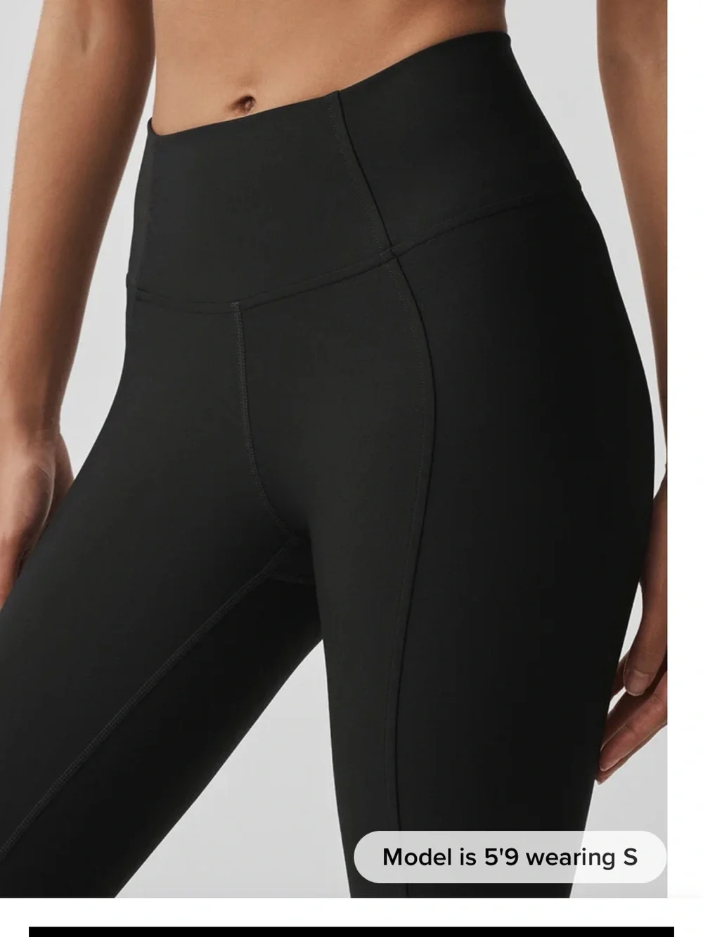 ALO Yoga Airlift High-Waist 7/8 Fine Line Leggings Black XS New W Tags!!